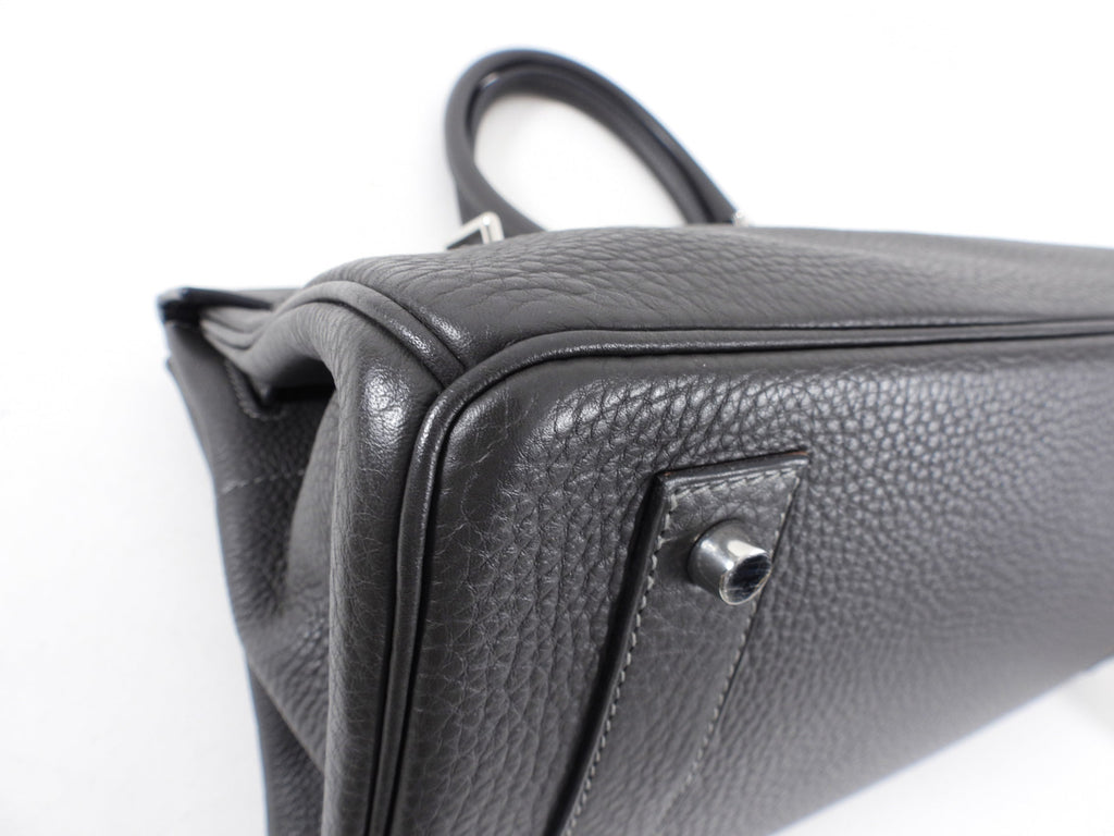 Hermes JPG Shoulder Birkin Graphite Clemence