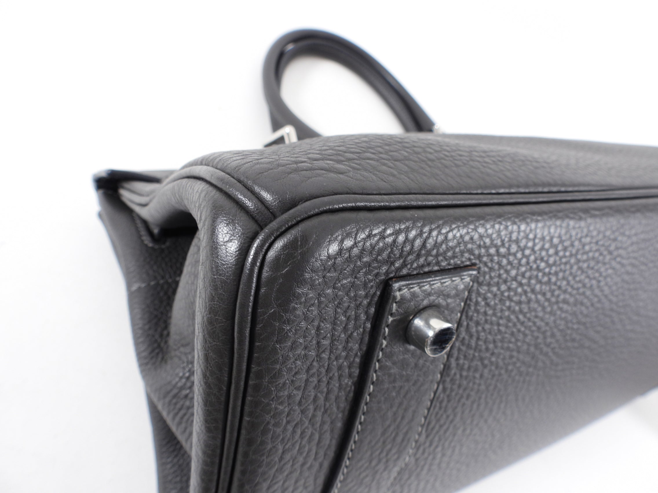 Hermes JPG Shoulder Birkin Graphite Clemence