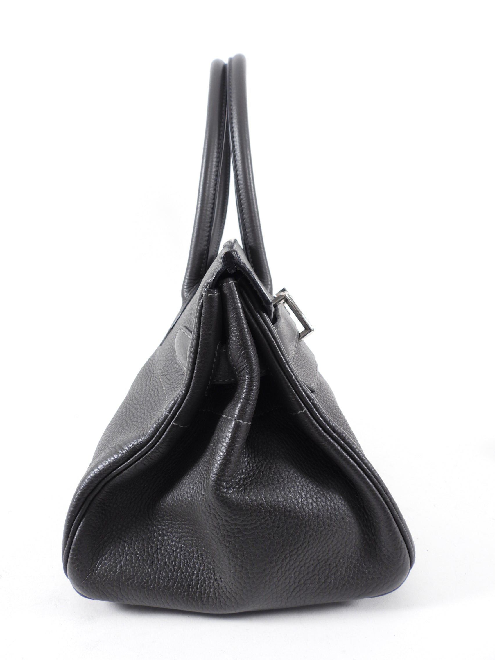 Hermes JPG Shoulder Birkin Graphite Clemence