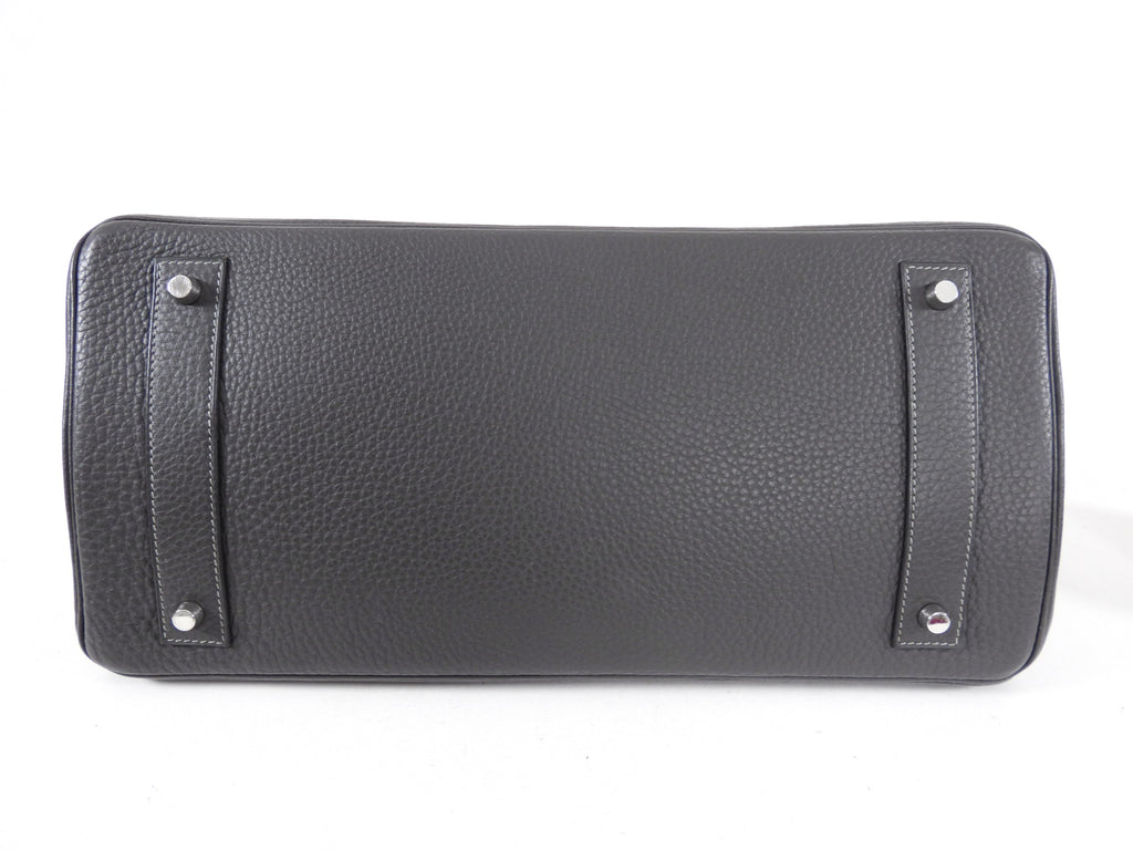 Hermes JPG Shoulder Birkin Graphite Clemence