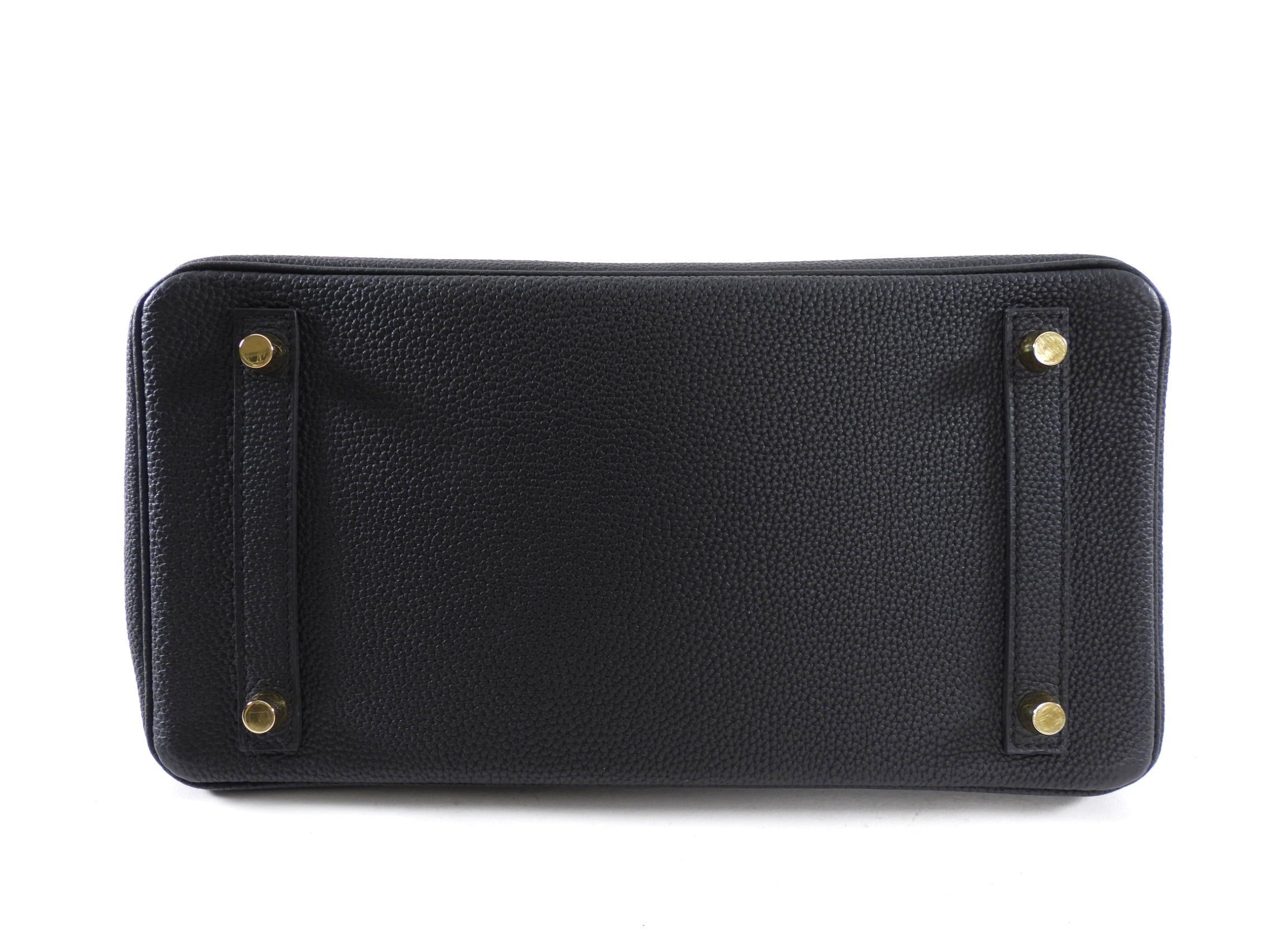 Hermes 2019 Black Noir Birkin 30cm Touch Alligator Togo Bag