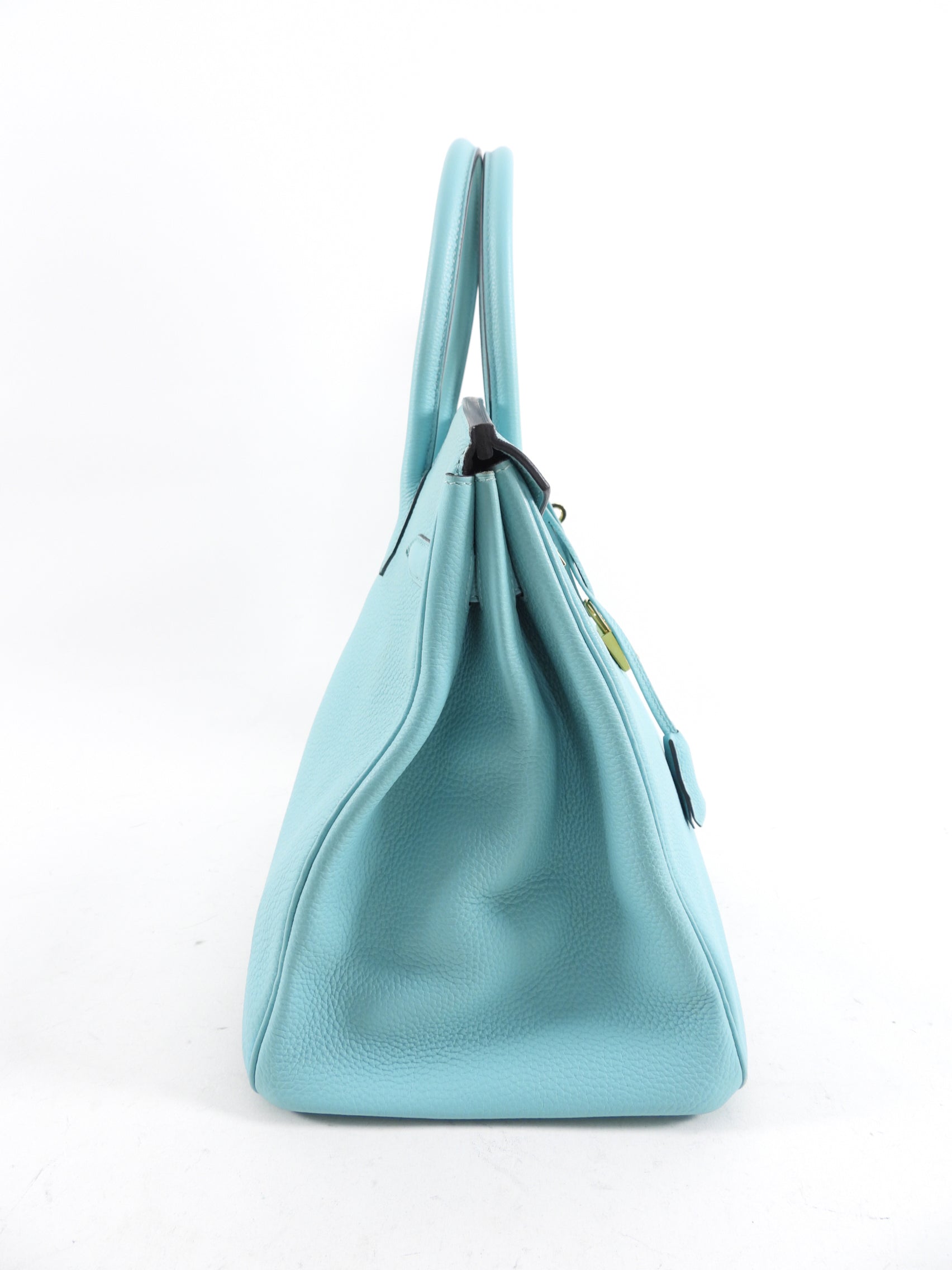 Hermes Birkin 35 Tiffany Turquoise Blue Togo Leather GHW Bag