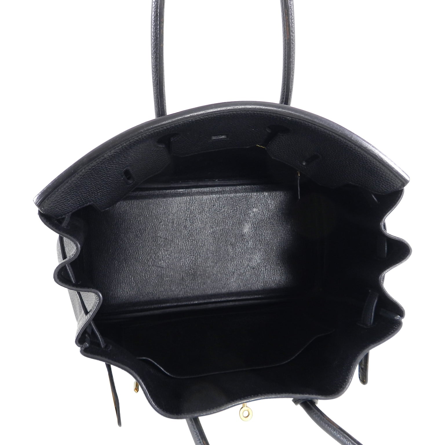 Hermes Birkin 35 Black Noir Clemence Gold Hardware