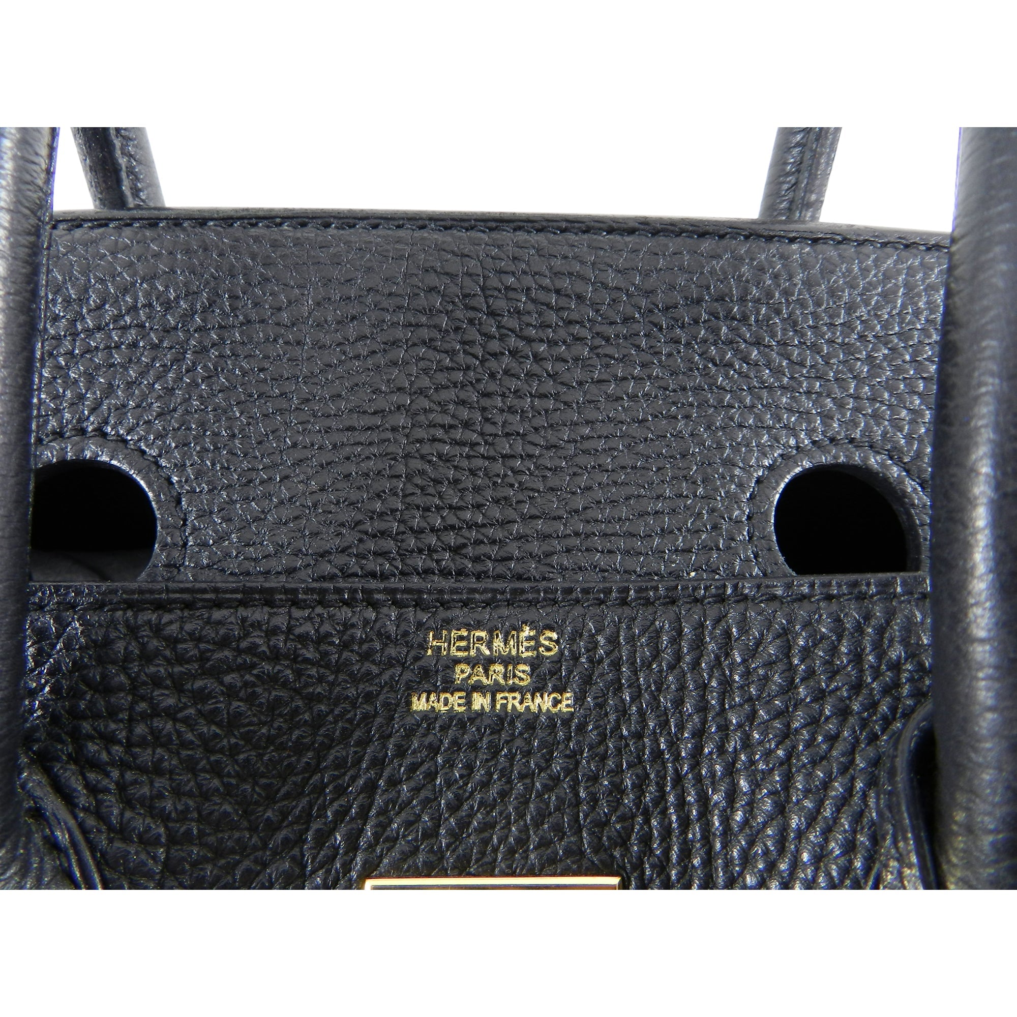 Hermes Birkin 35 Black Noir Clemence Gold Hardware