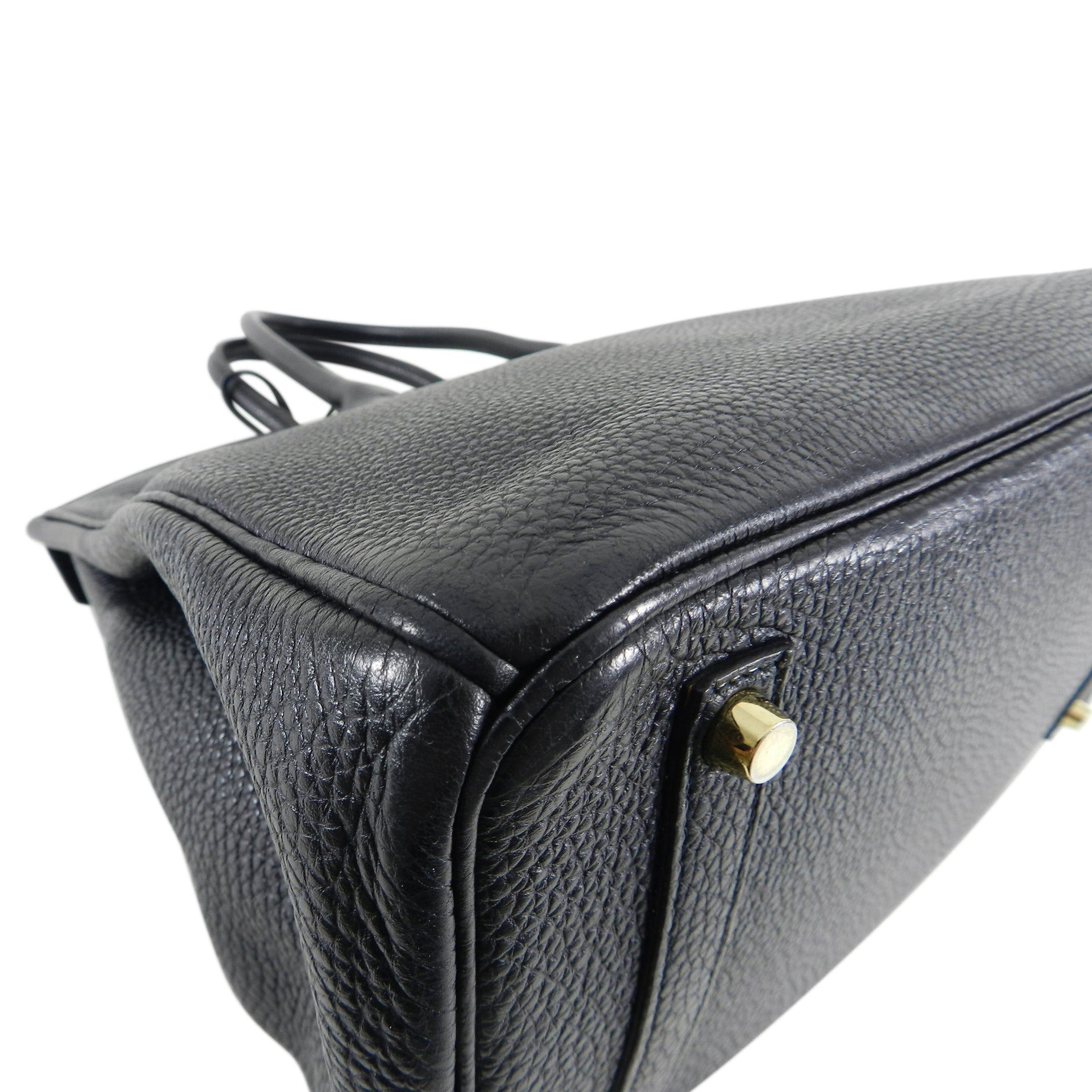 Hermes Birkin 35 Black Noir Clemence Gold Hardware