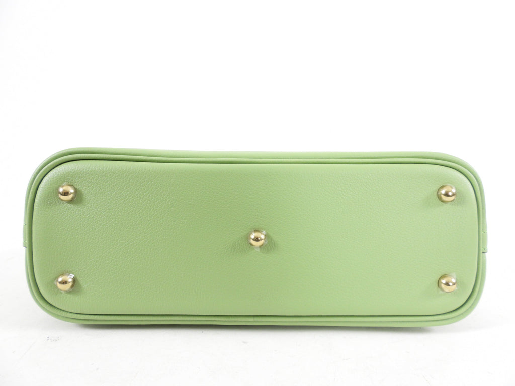 Hermes Bolide 1923 Veau Evercolor Vert Criquet 25cm Green Bag