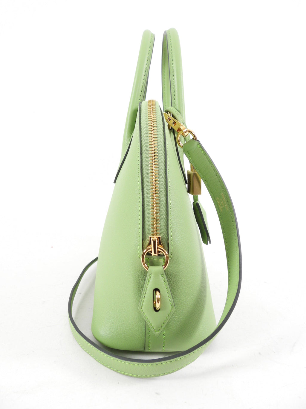 Hermes Bolide 1923 Veau Evercolor Vert Criquet 25cm Green Bag