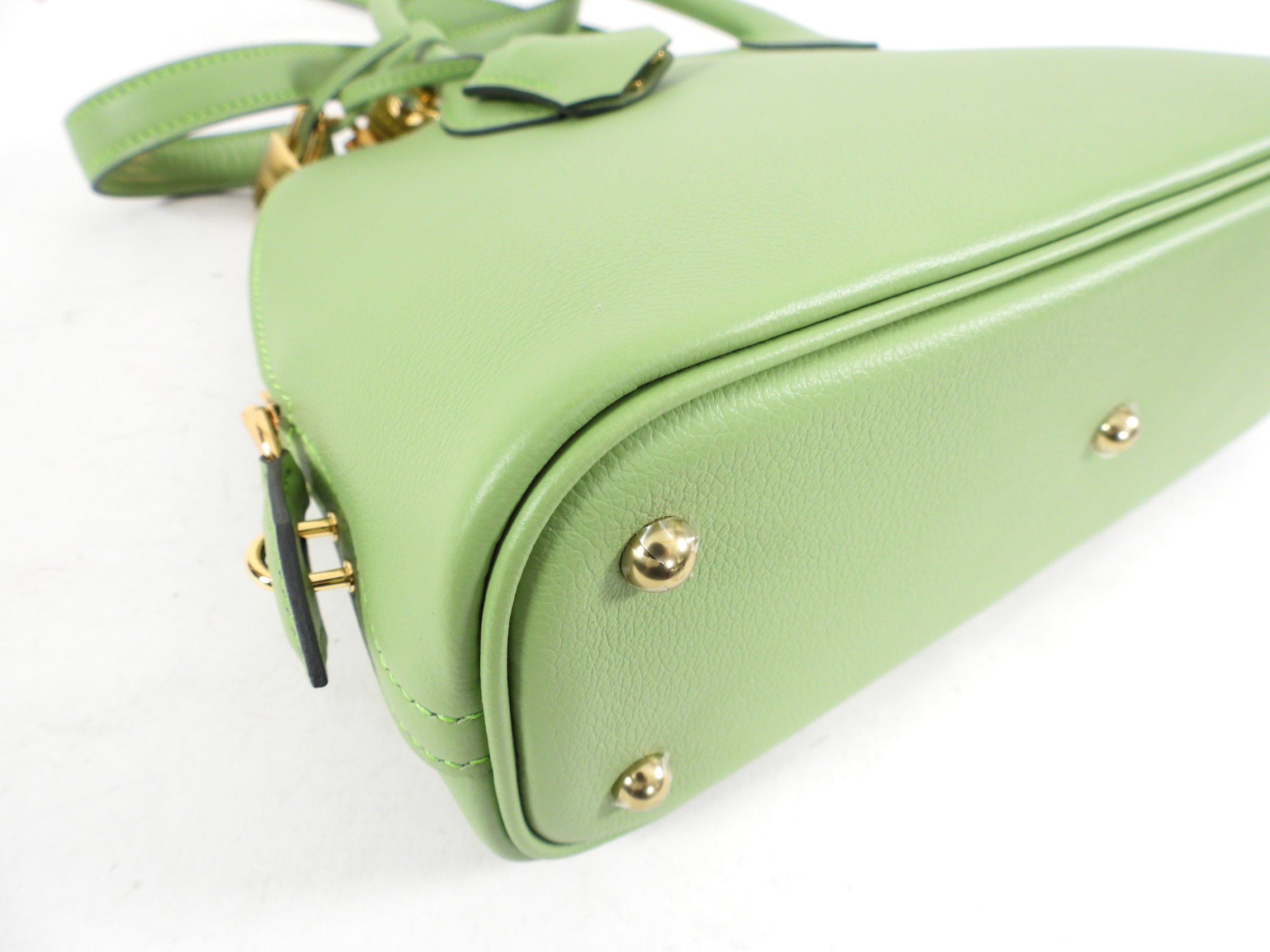 Hermes Bolide 1923 Veau Evercolor Vert Criquet 25cm Green Bag