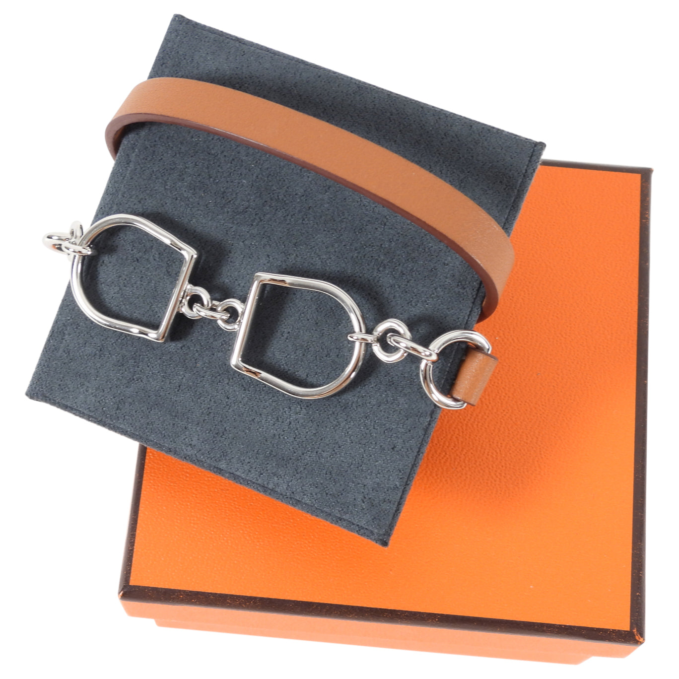 Hermes Double Tour Etrier Bracelet