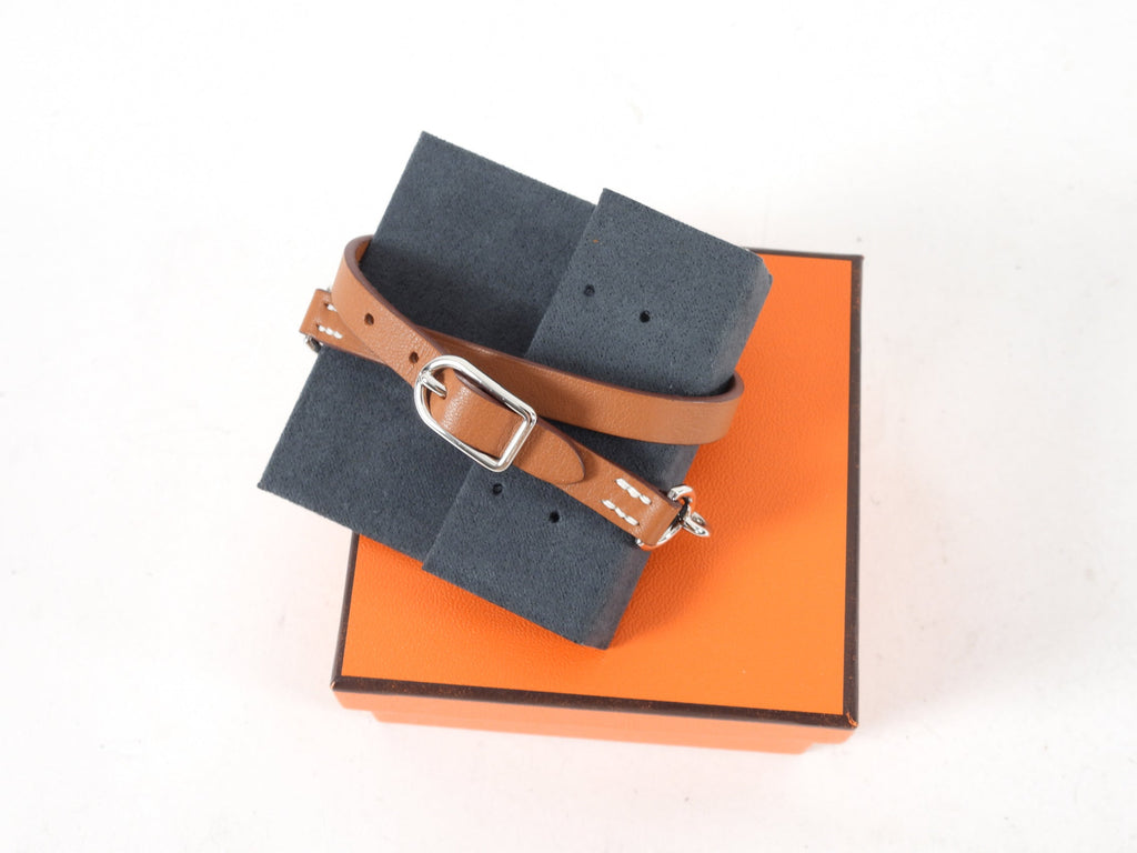 Hermes Double Tour Etrier Bracelet