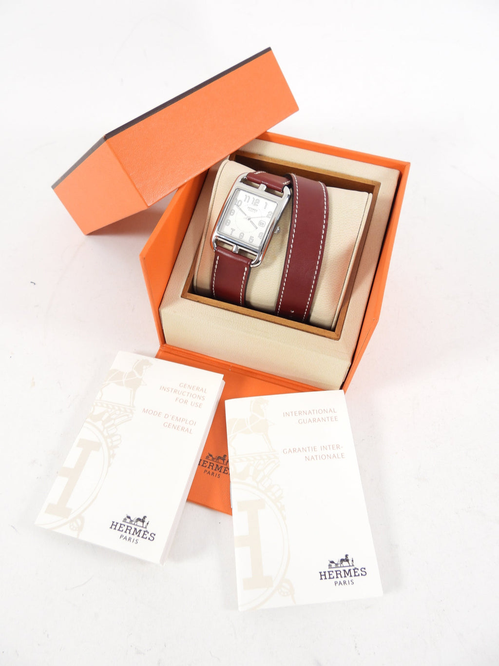 Hermes Cape Cod Large 37mm Double Tour Watch
