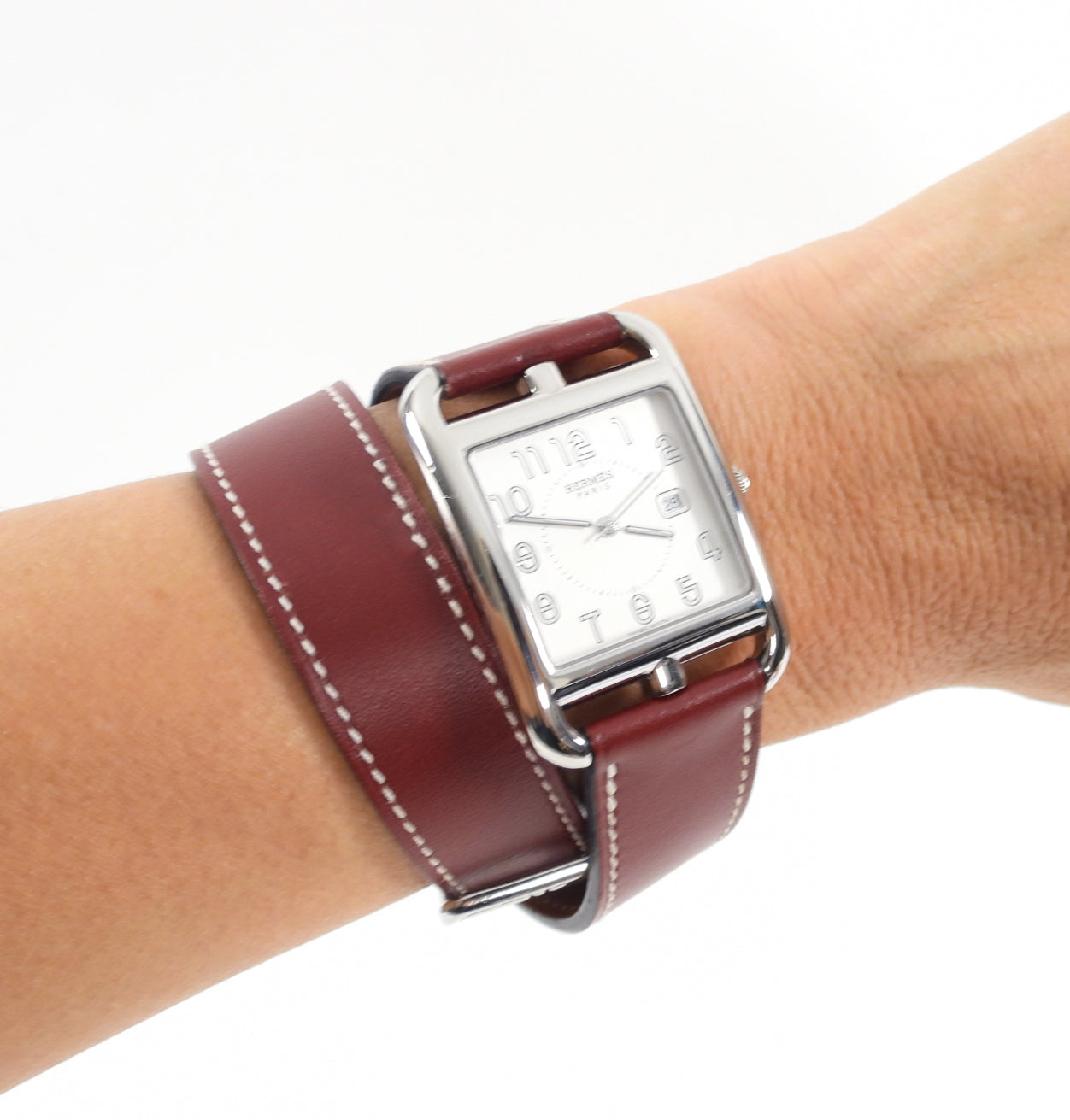 Hermes Cape Cod Large 37mm Double Tour Watch