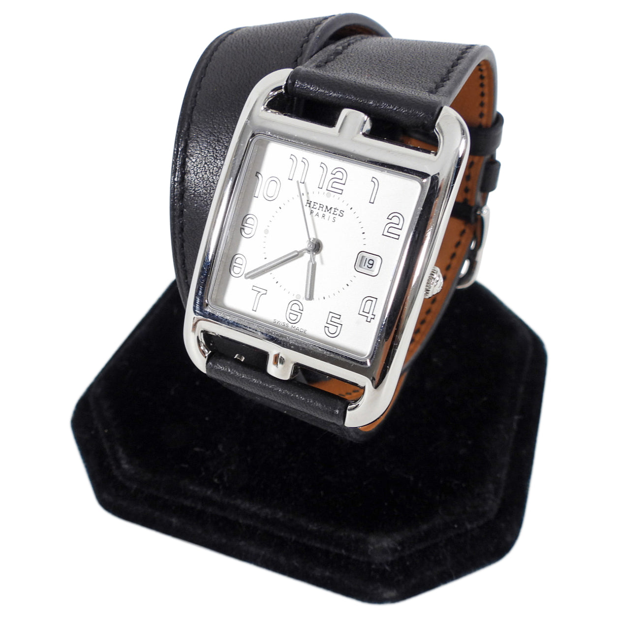 Hermes Cape Cod 29 x 29 Large Model Double Tour Watch