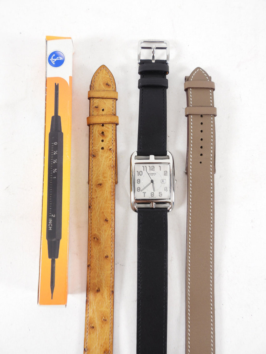 Hermes Cape Cod 29 x 29 Large Model Double Tour Watch