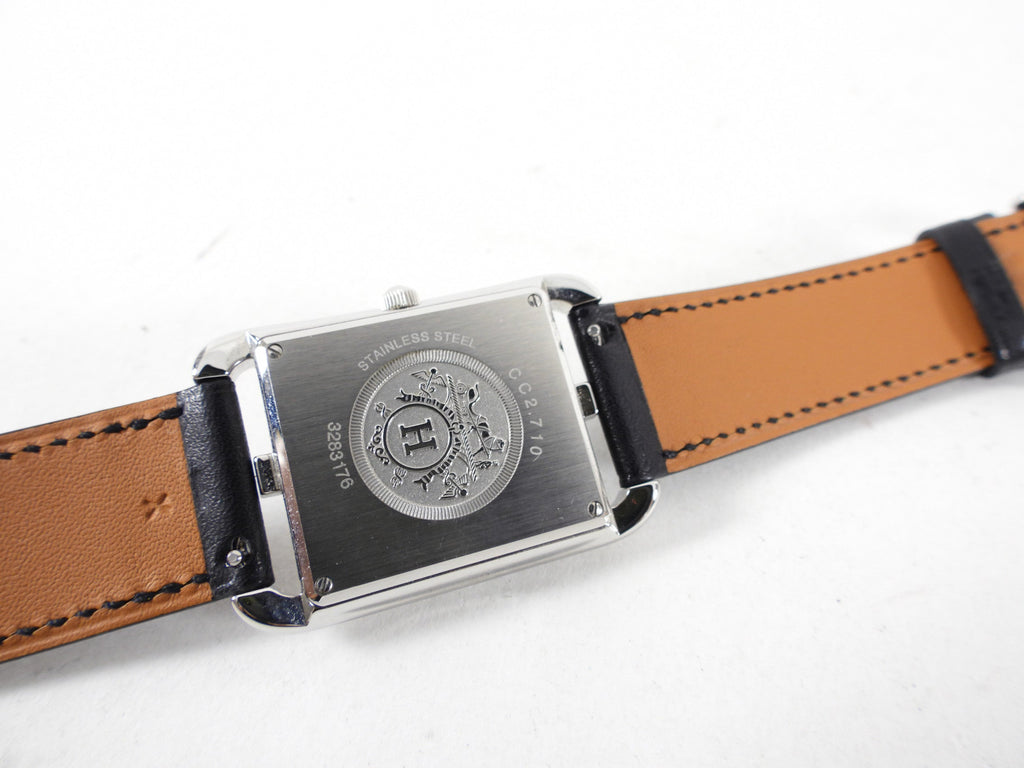 Hermes Cape Cod 29 x 29 Large Model Double Tour Watch