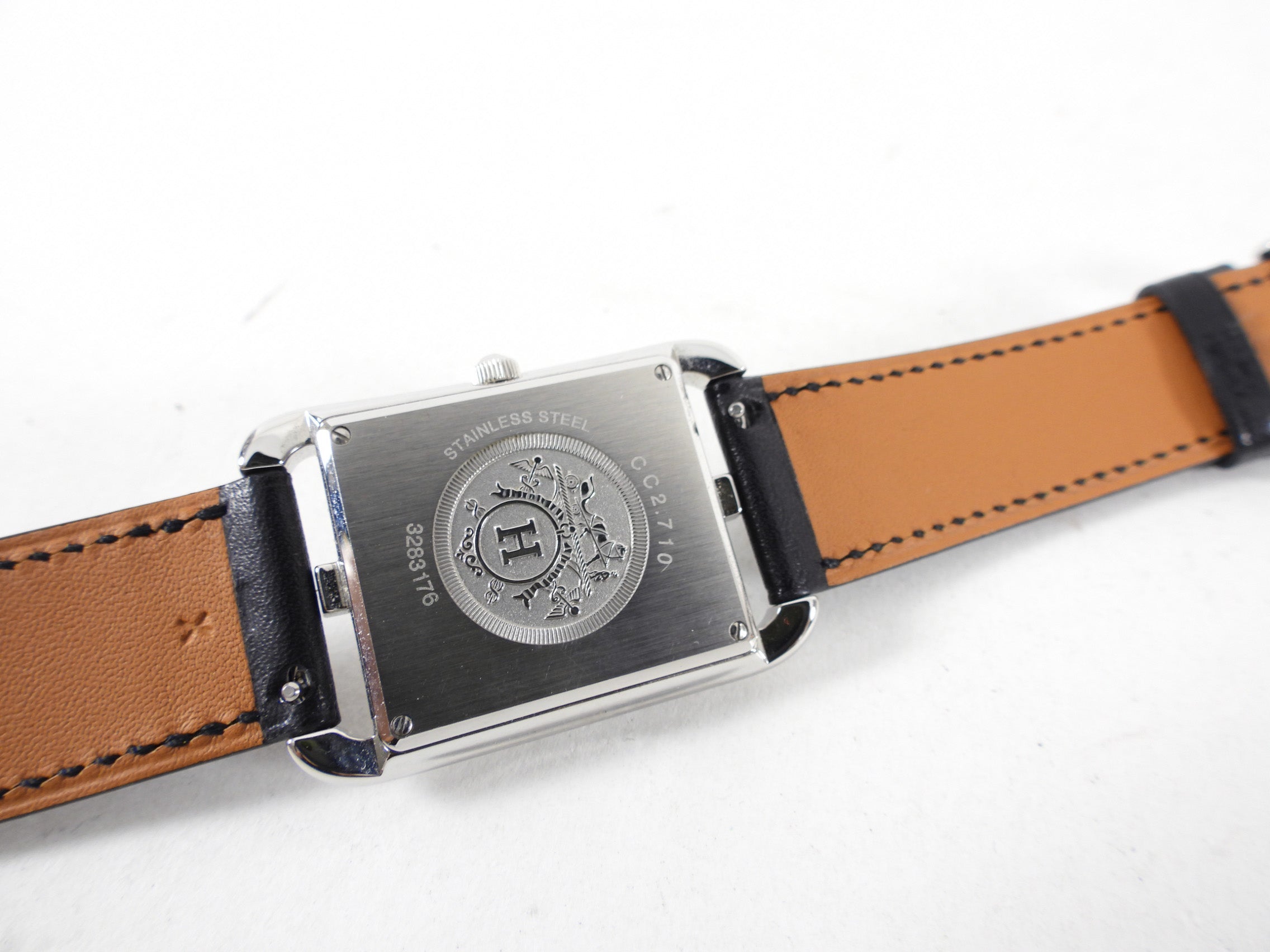 Hermes Cape Cod 29 x 29 Large Model Double Tour Watch