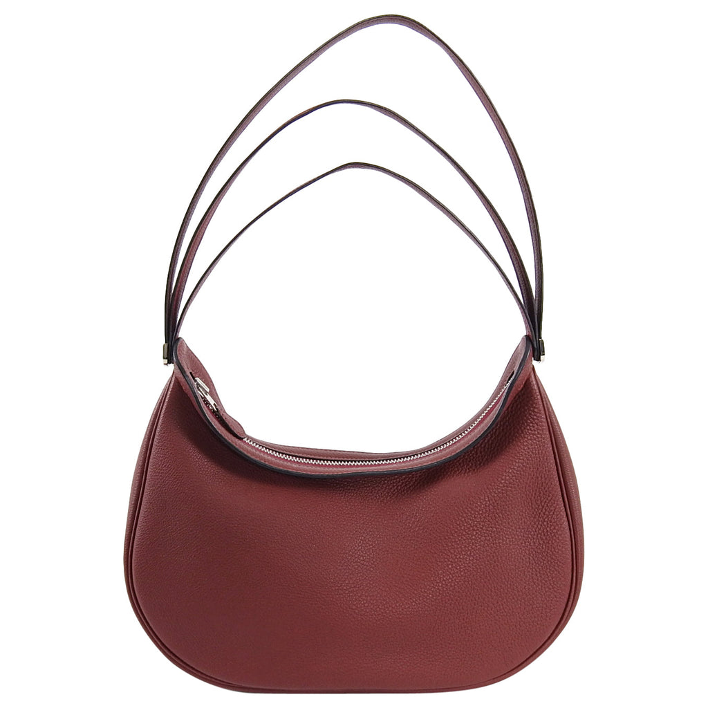 Hermes Vintage 2002 Caporal Triple Strap Rouge H Red Pochette Bag