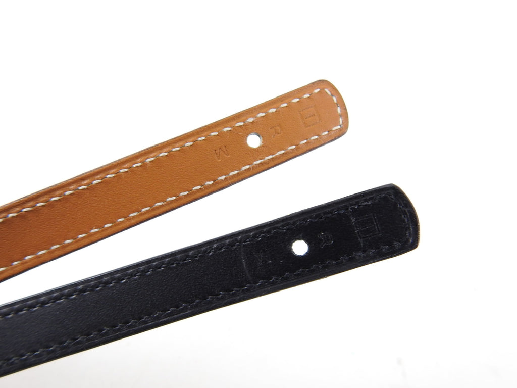 Hermes Clou de Selle Leather Strap Bracelet Set