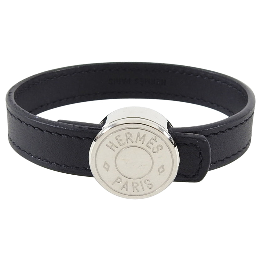 Hermes Clou de Selle Leather Strap Bracelet Set