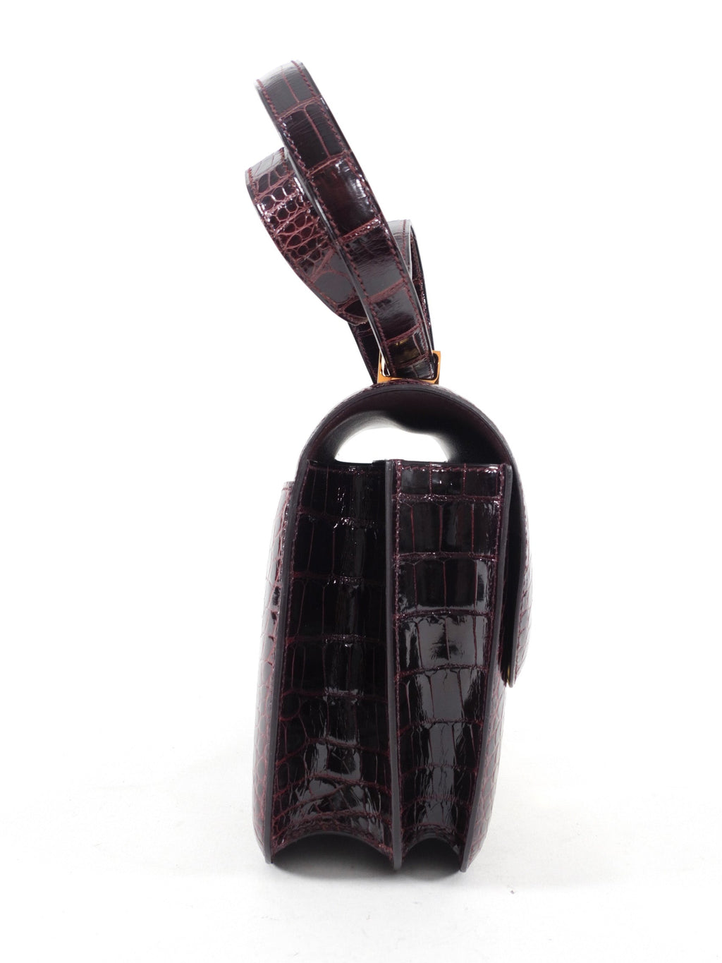 Hermes Sac Constance III Alligator 24 Bordeaux GHW