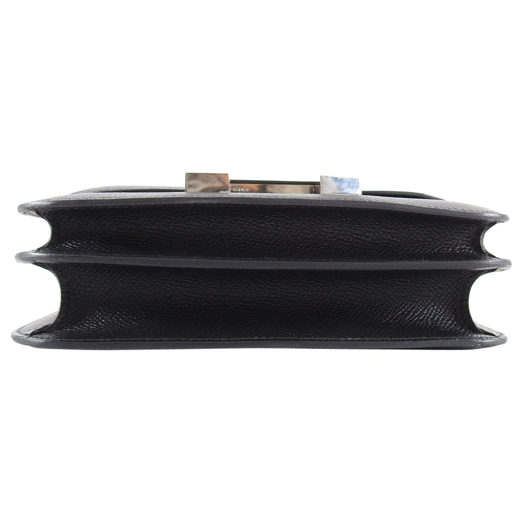Hermes Constance Mini 18 Black Noir Epsom PHW