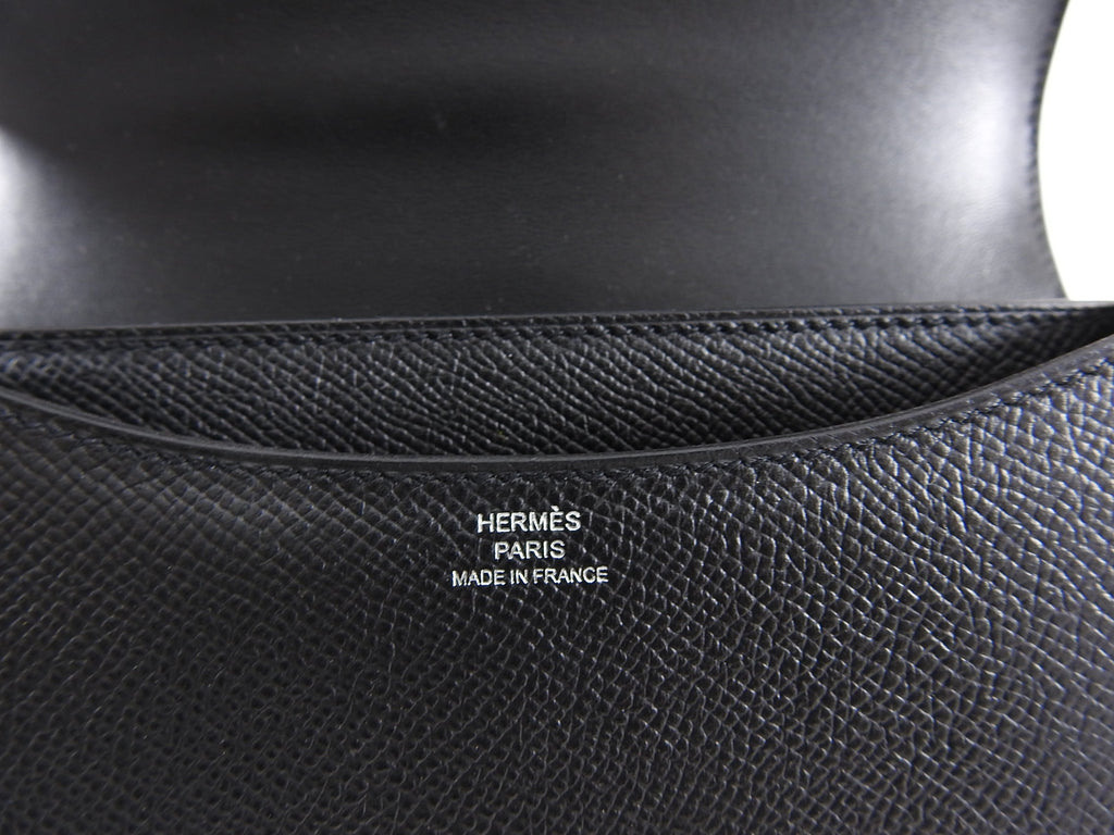 Hermes Constance Mini 18 Black Noir Epsom PHW