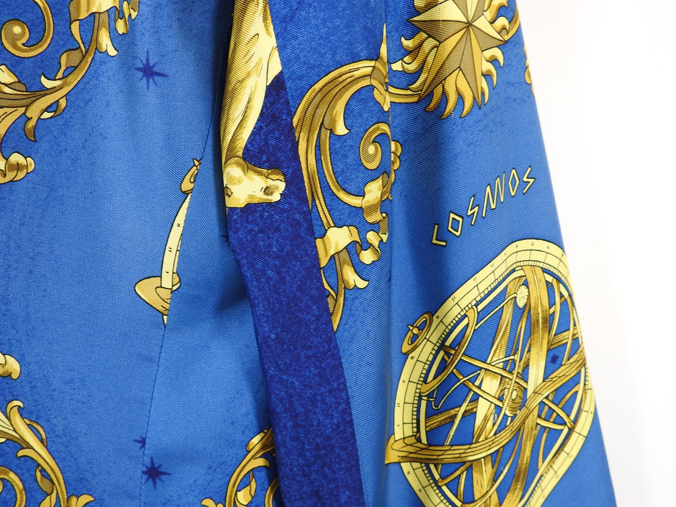 Hermes Vintage 1980's Cosmos Silk Print Blazer Jacket - 38 / 6