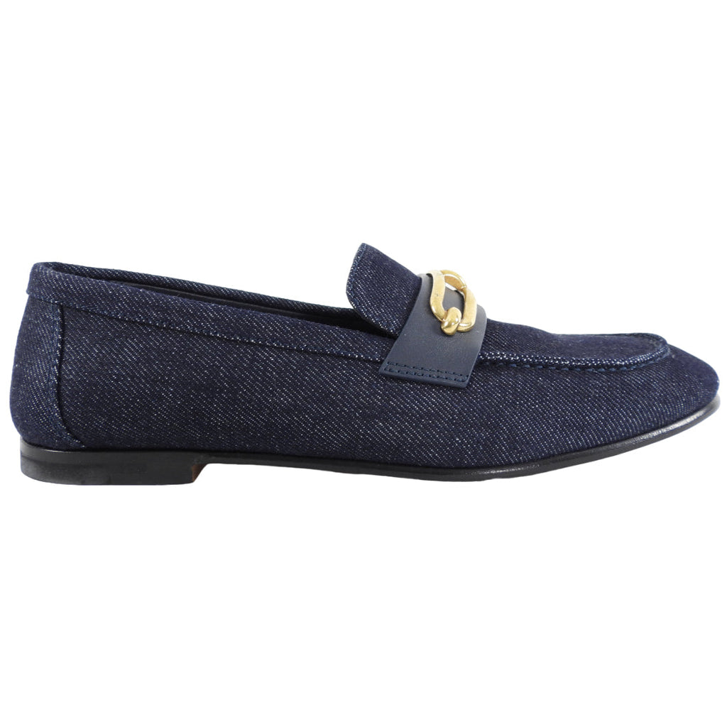 Hermes Colette Dark Blue Denim Loafer with GHW - 37