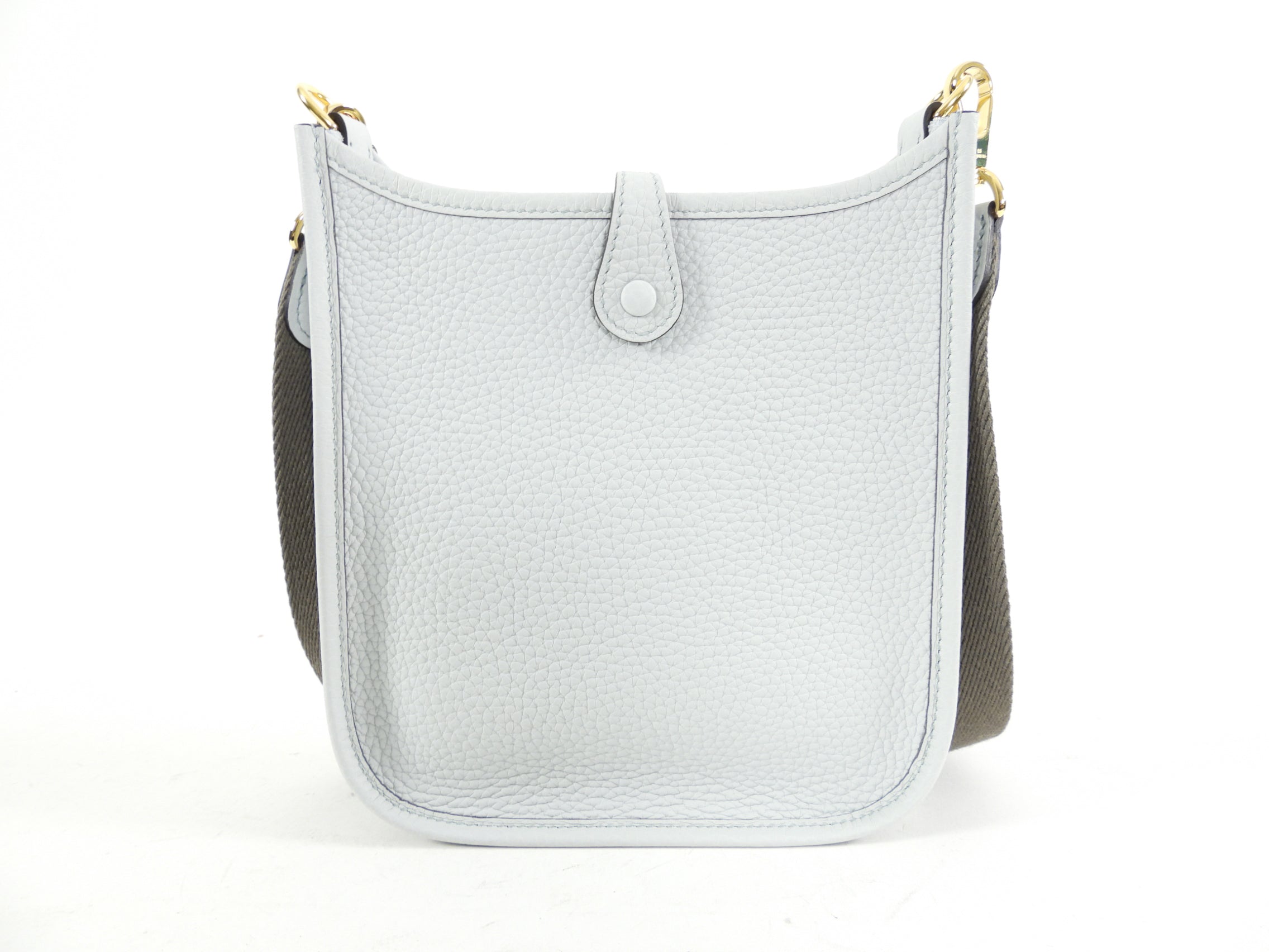 Hermes Evelyne 16 Amazone TPM Bleu Pale / Gris Etain Crossbody Bag