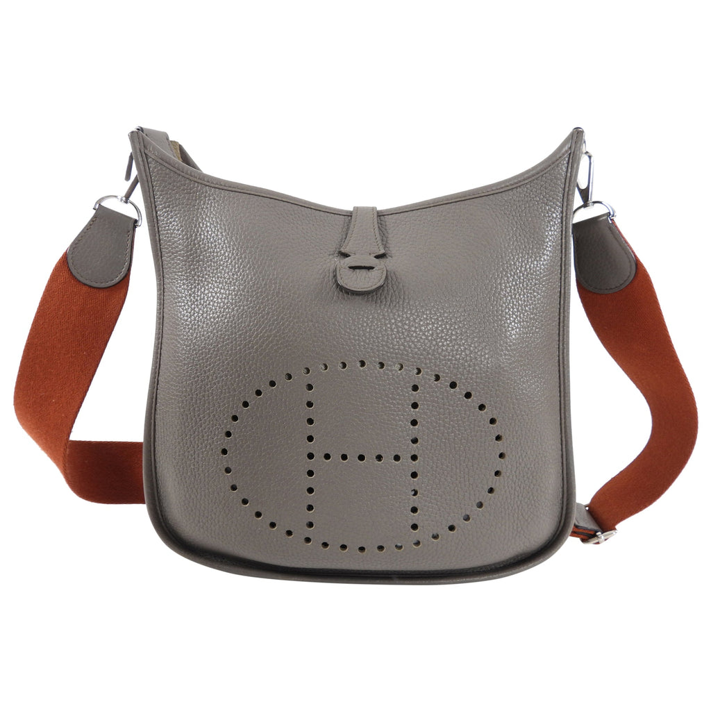Hermes Evelyne III 29 Clemence Etoupe with Rust Strap