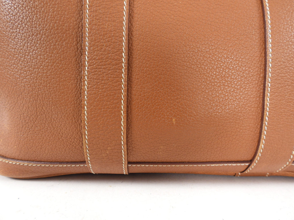 Hermes Garden Party Negonda Leather Gold TPM 30 PHW Tote Bag