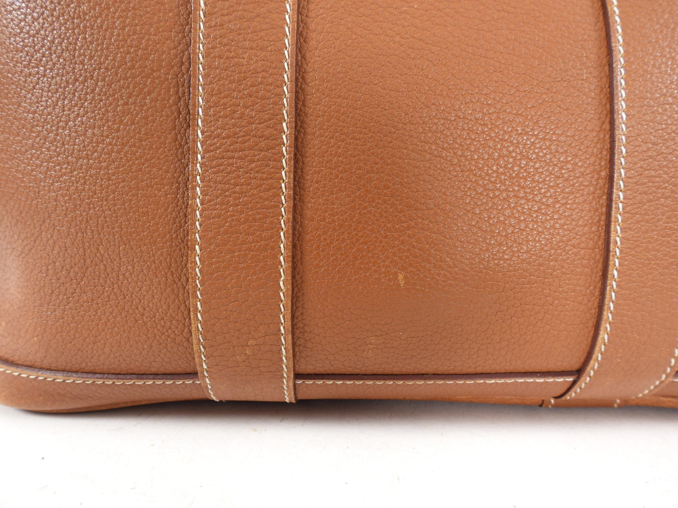 Hermes Garden Party Negonda Leather Gold TPM 30 PHW Tote Bag