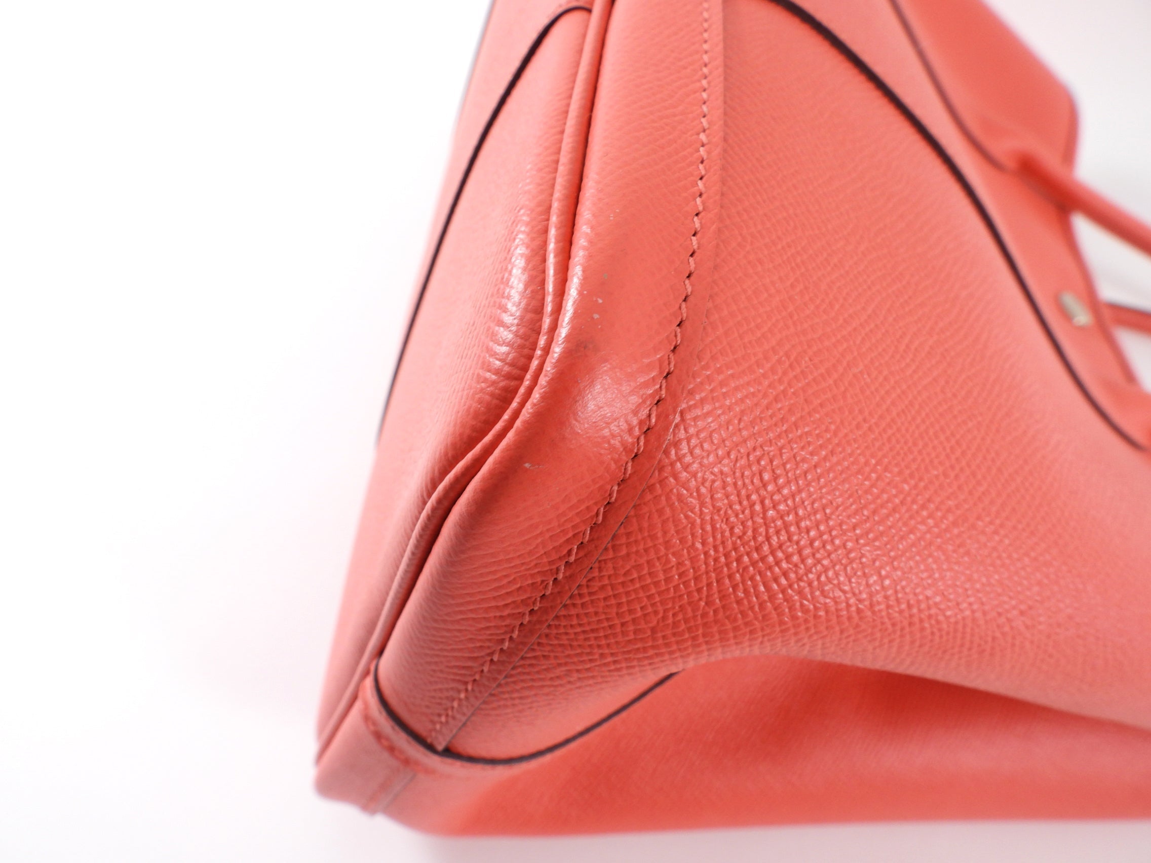 Hermes Garden Party 36 Rose Japur Epsom Leather Tote Bag