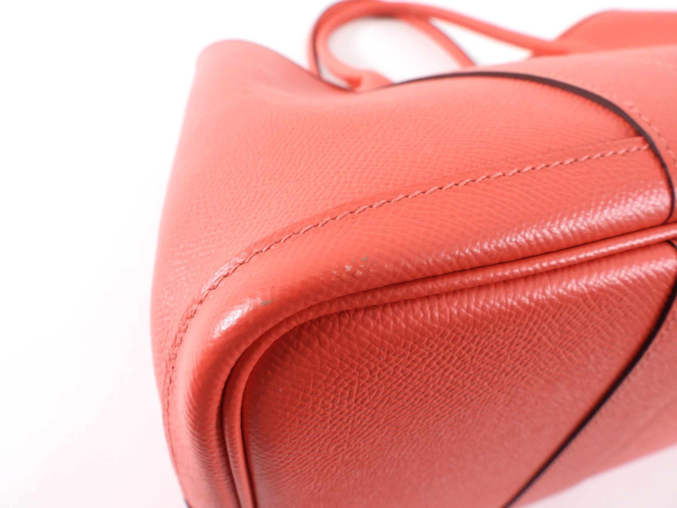 Hermes Garden Party 36 Rose Japur Epsom Leather Tote Bag