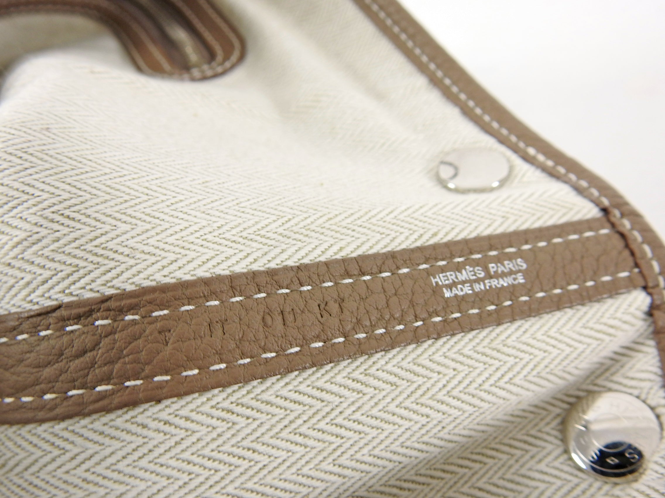 Hermes Garden Party Small TPM 30 Bag in Etoupe Negonda