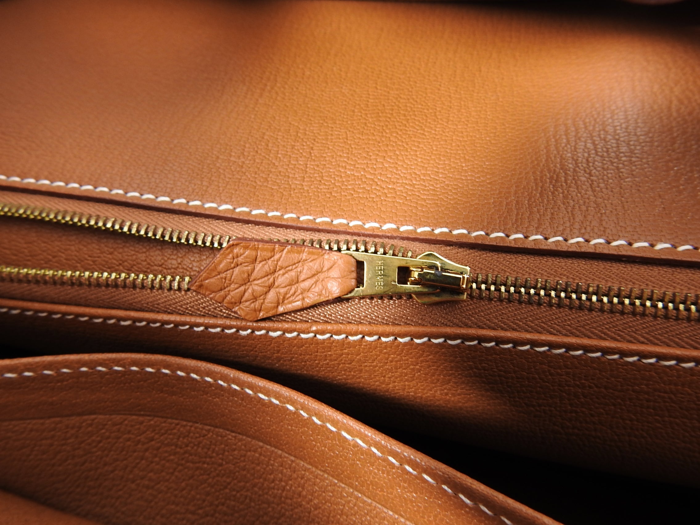 Hermes Gold Birkin 35 Taurillon Clemence Leather with Gold Hardware