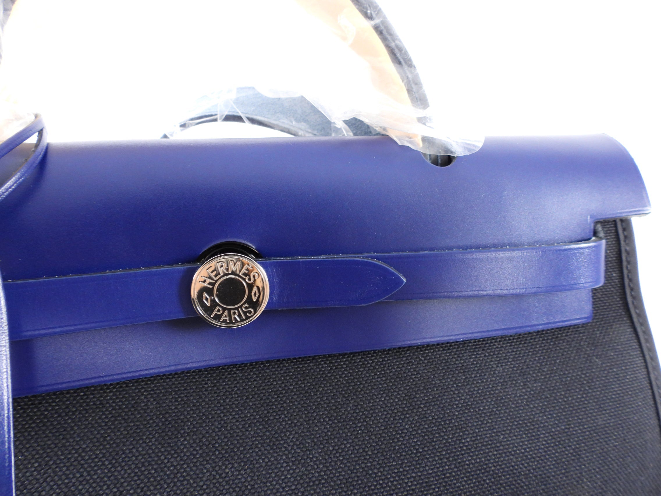 Hermes Blue and Black Herbag Zip 31 - Brand new in box