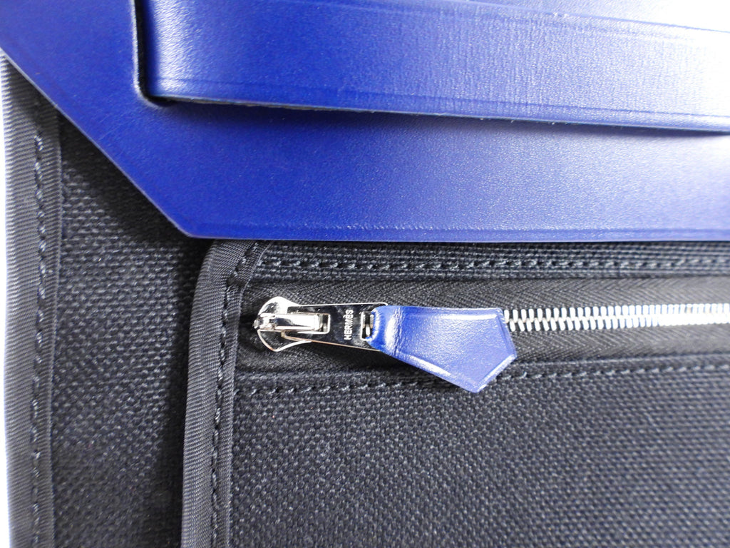 Hermes Blue and Black Herbag Zip 31 - Brand new in box