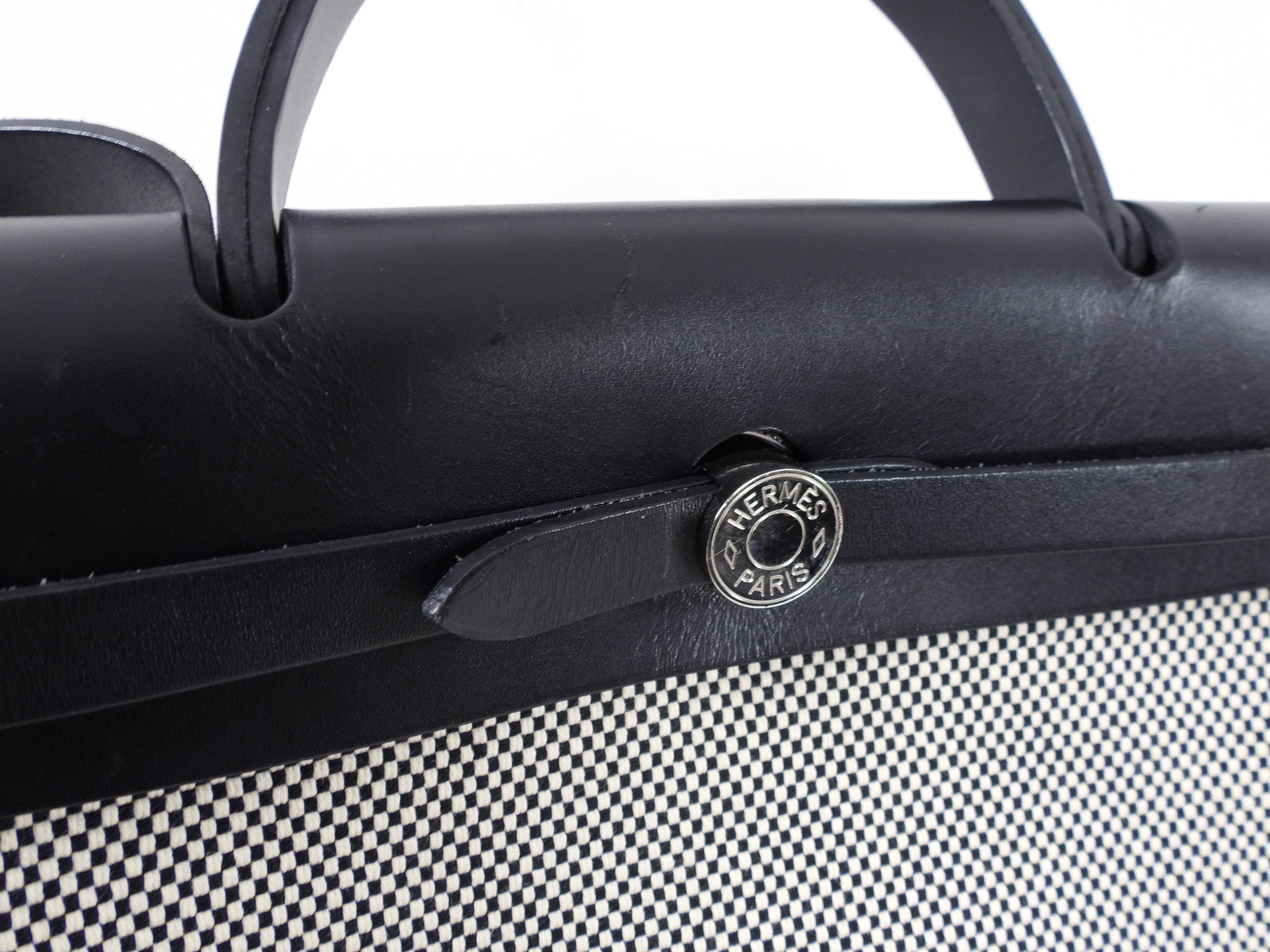 Hermes Herbag Zip 31 Toile Criss Cross Bag