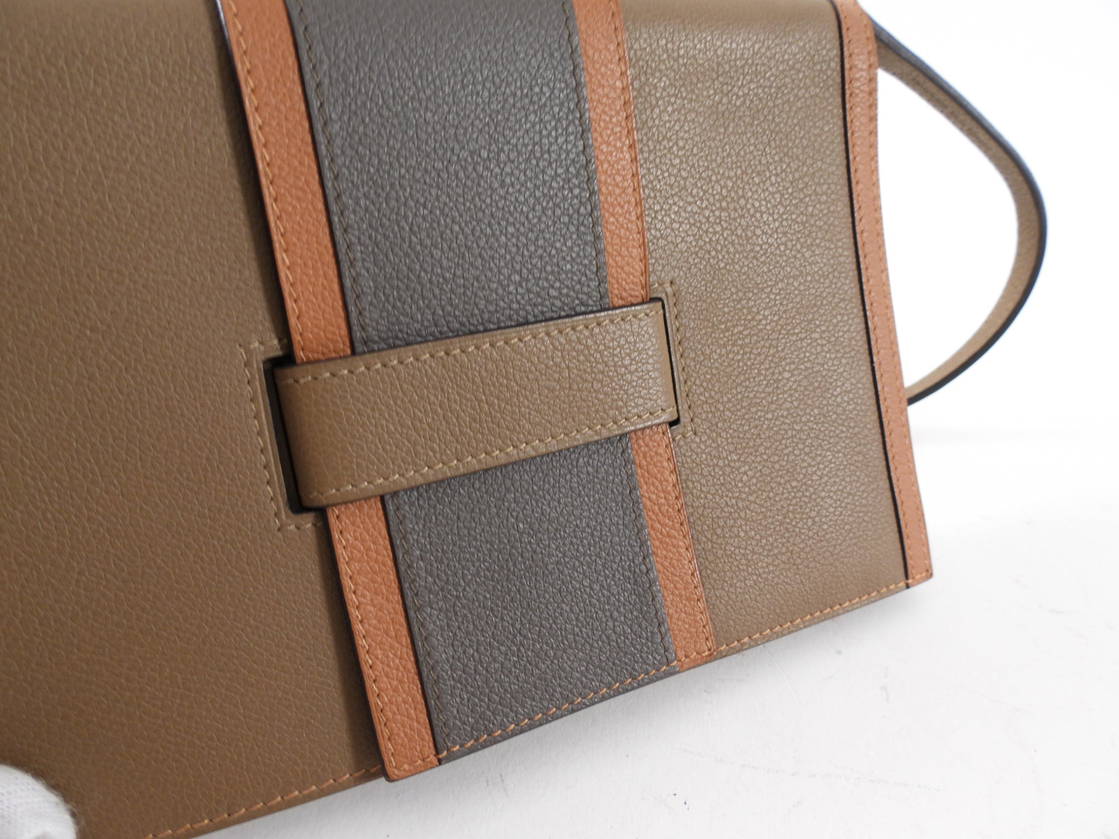 Hermes H Passant Clutch Crossbody Flap Bag