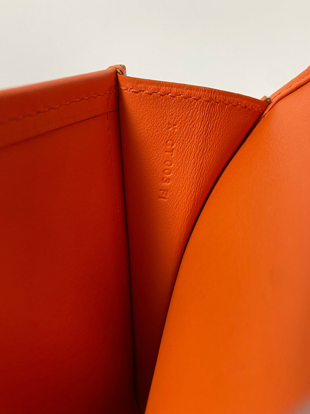 Hermes Orange Swift Jige Elan 29 Clutch Bag