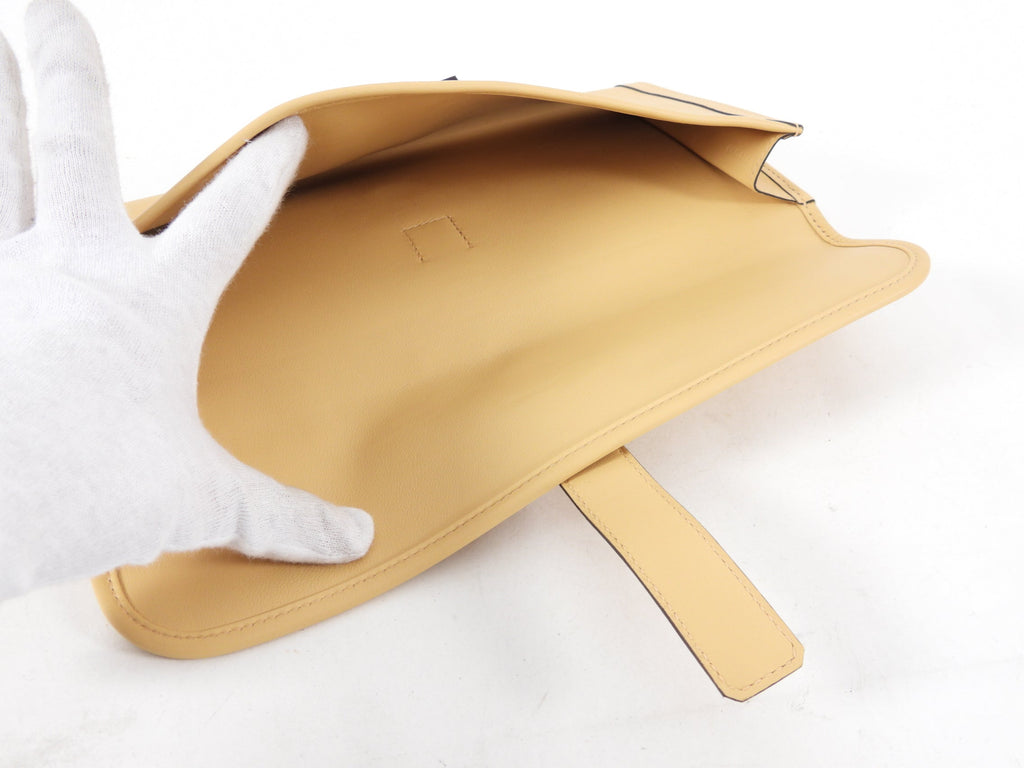 Hermes Jige Elan 29 Swift Leather Beige H Clutch Bag
