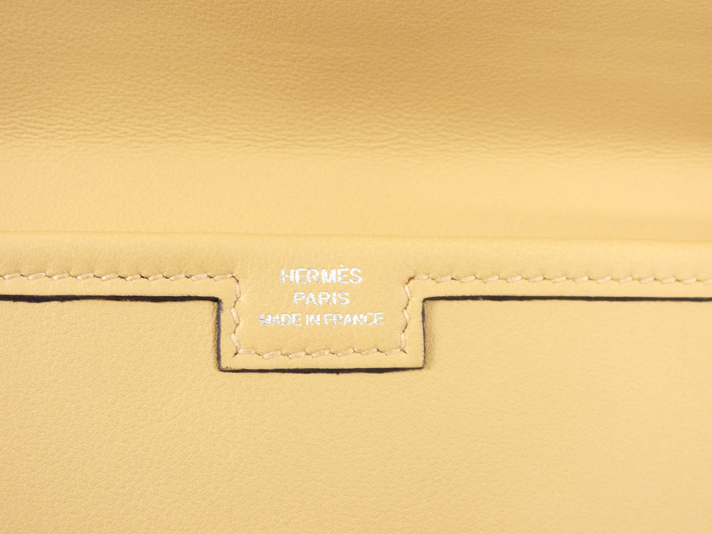Hermes Jige Elan 29 Swift Leather Beige H Clutch Bag
