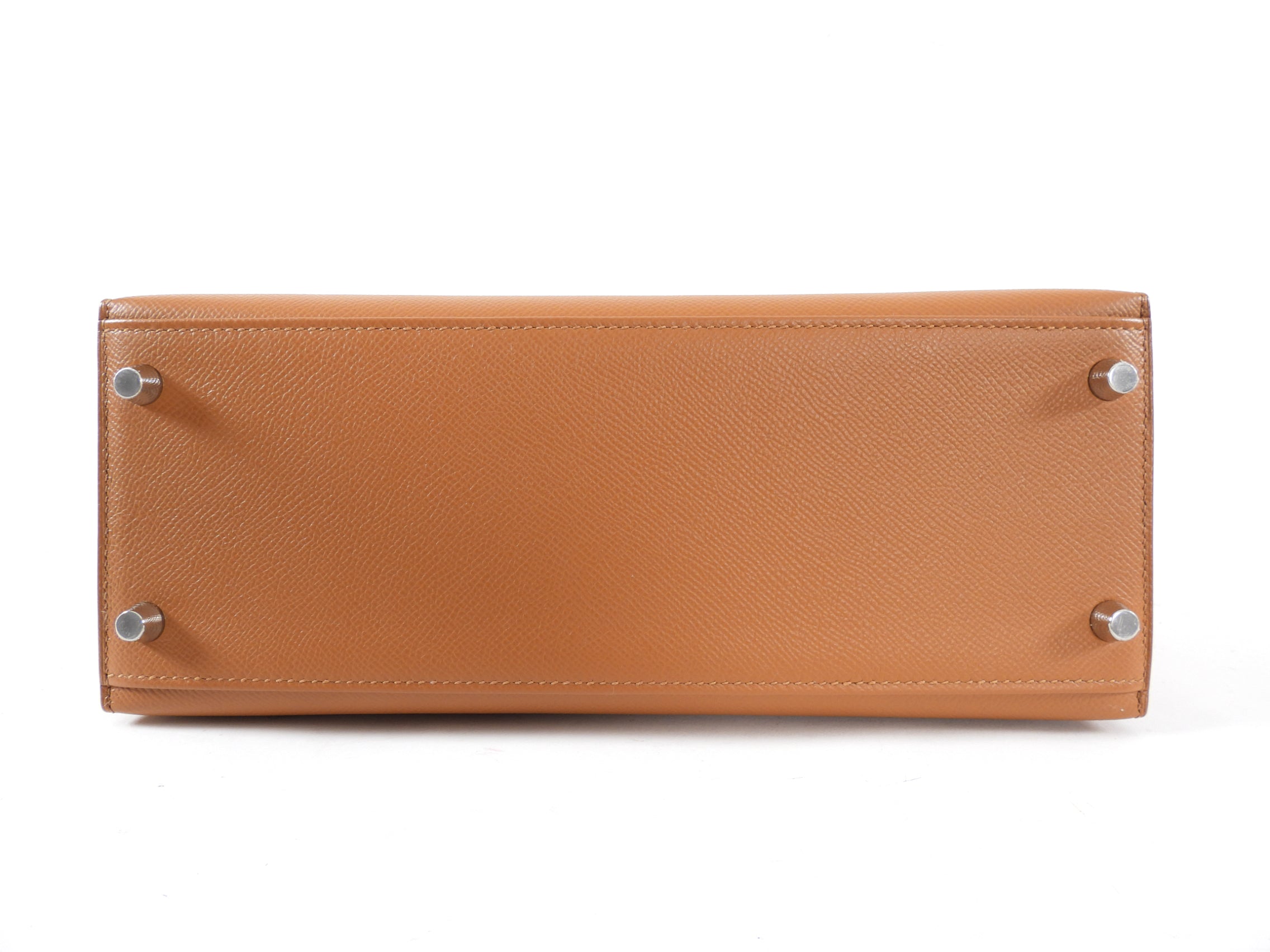 Hermes Kelly II Sellier 28 Epsom PHW Gold / Ambre Bicolor