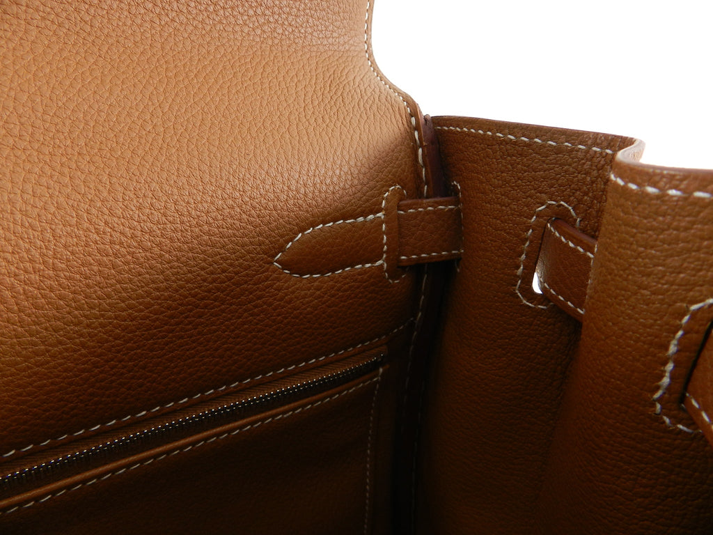 Hermes Kelly II Retourne 32 Gold Togo Palladium Hardware Bag