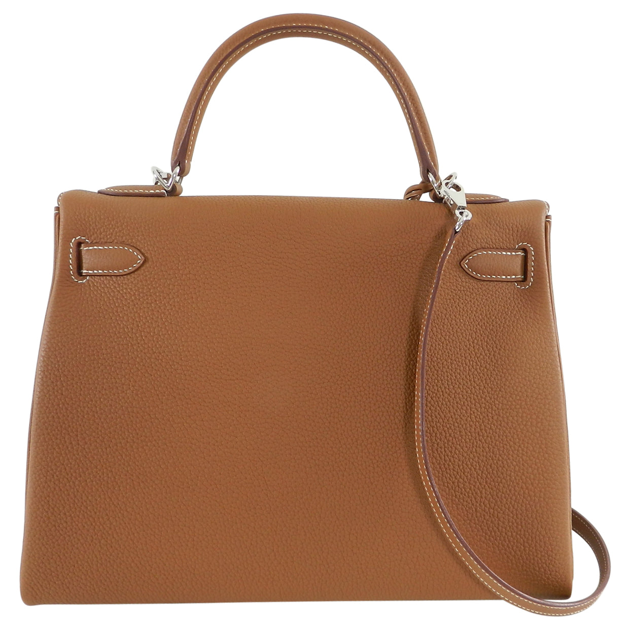 Hermes Kelly II Retourne 32 Gold Togo Palladium Hardware Bag