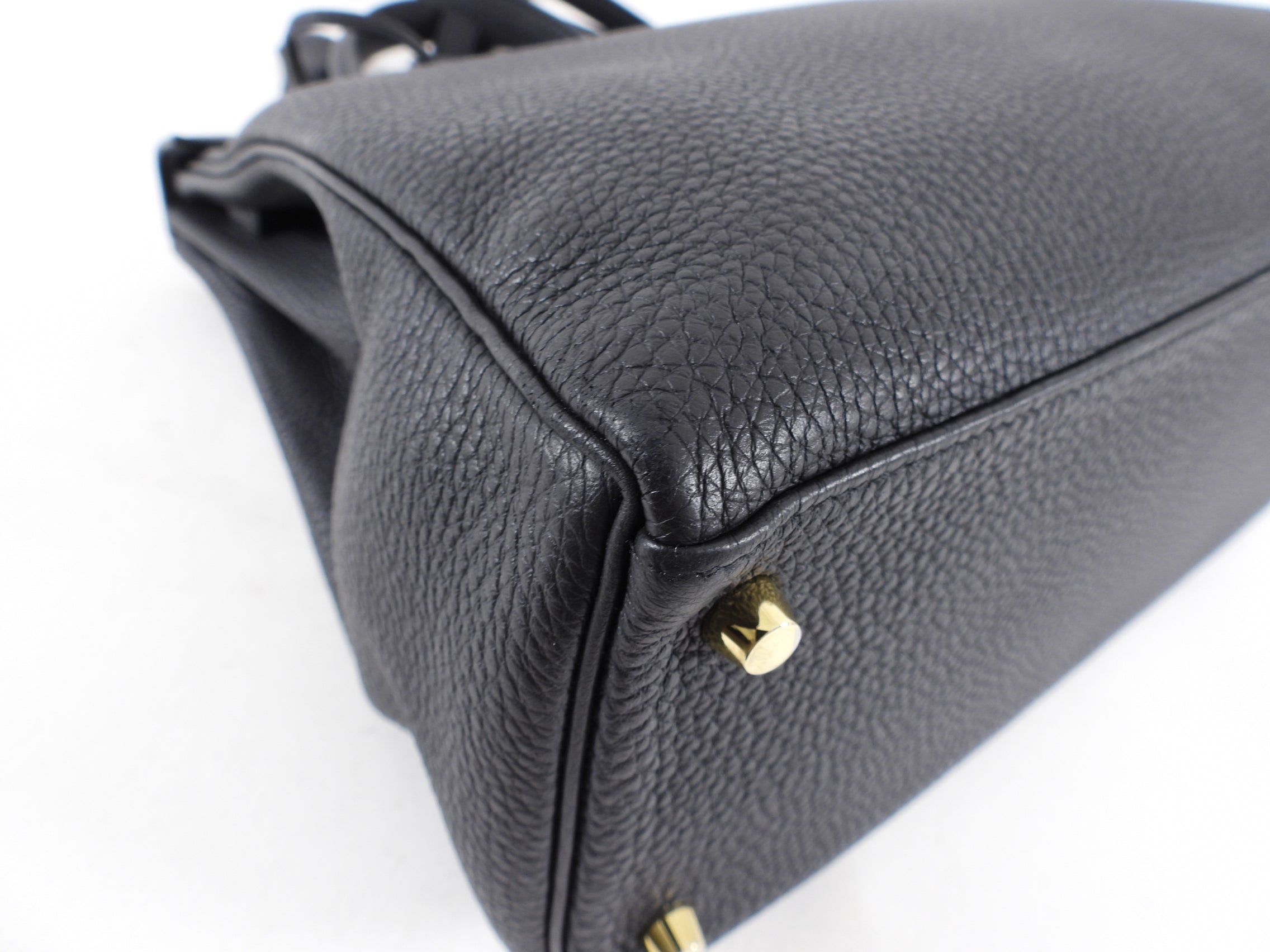 Hermes Kelly II Retourne Bag 35cm Black Togo GHW