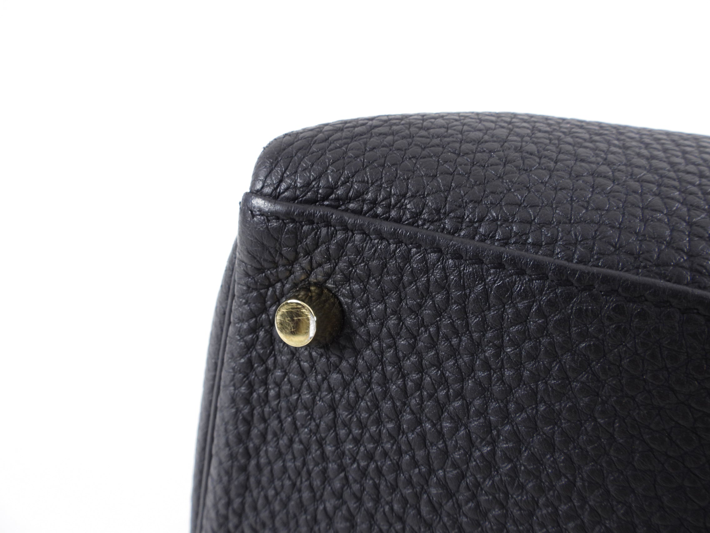 Hermes Kelly II Retourne Bag 35cm Black Togo GHW