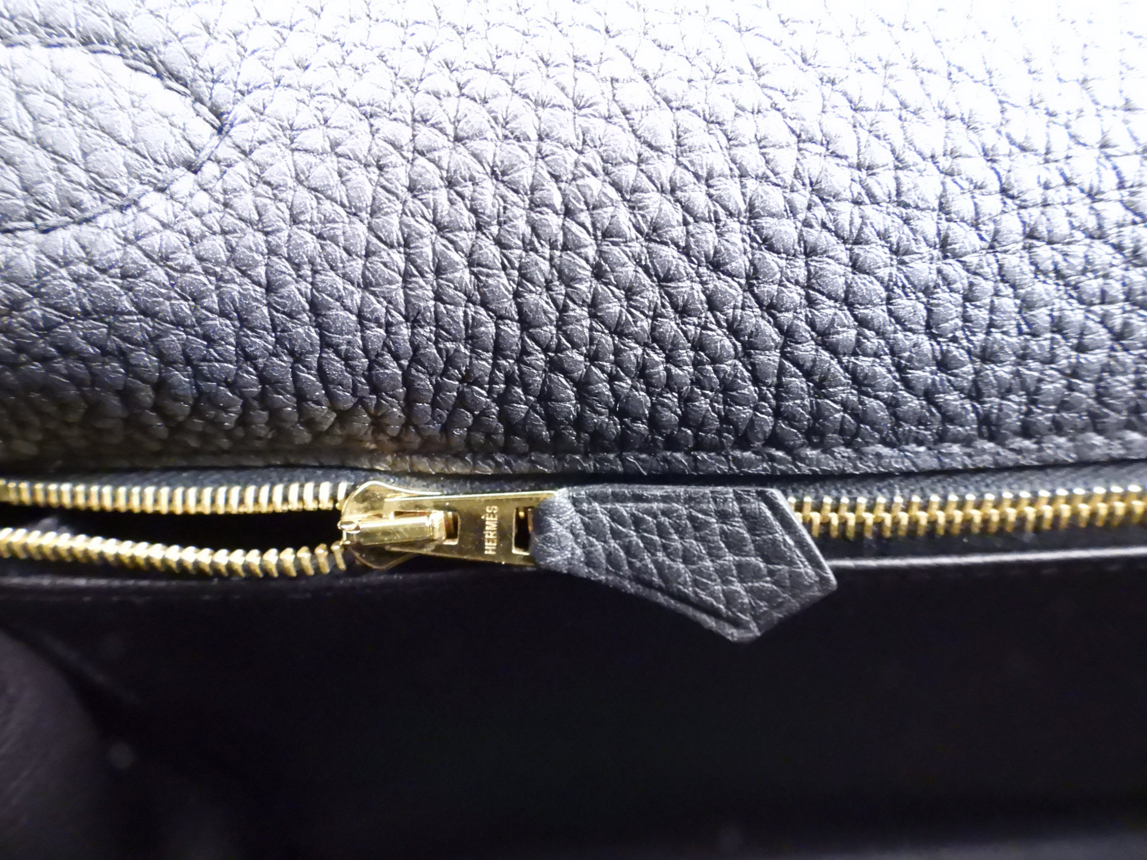 Hermes Kelly II Retourne Bag 35cm Black Togo GHW