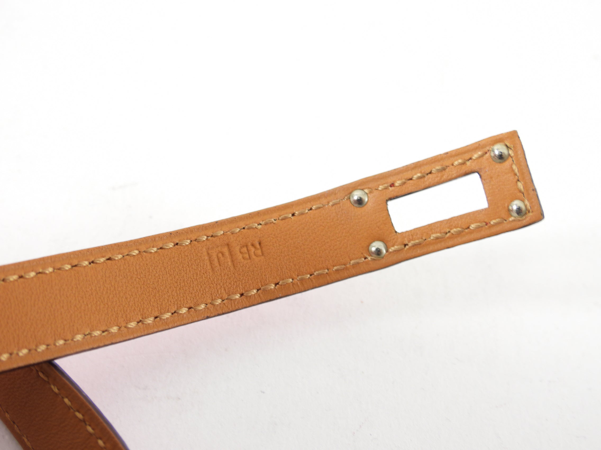Hermes Pink Magnolia Nubuck Kelly Double Tour Bracelet